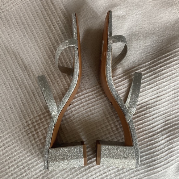 Revolve Tony Bianco Glitter square toe Savanna heels - Picture 4 of 5